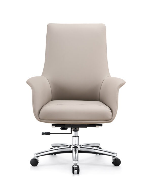 Low Back Office Chair – Premium Executive PU Leather Chair with Height Adjustment - Image 2