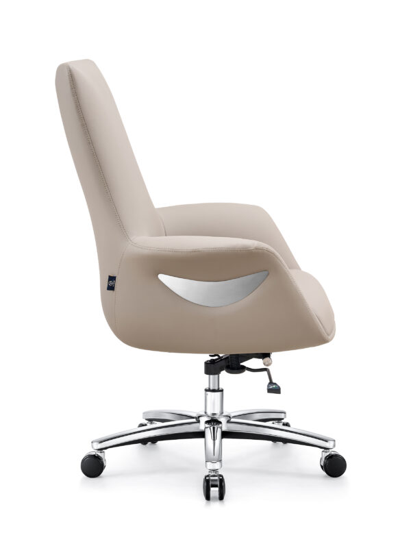 Low Back Office Chair – Premium Executive PU Leather Chair with Height Adjustment - Image 4