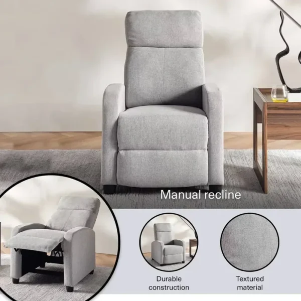 Solvani Manual Recliner Chair - Image 8