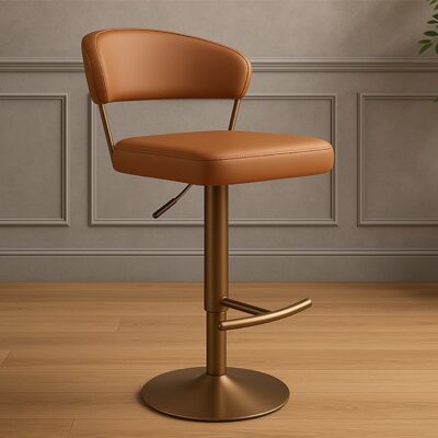 Swivel Bar Stool with Adjustable Height
