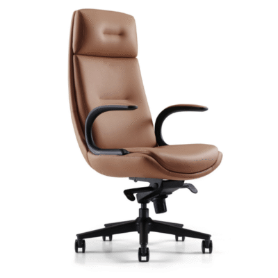 Premium PU Leather CEO Office Chair with Height Adjustment