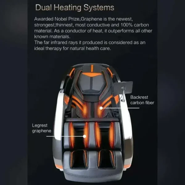Lambo Luxury Massage Chair (Orange) - Image 10