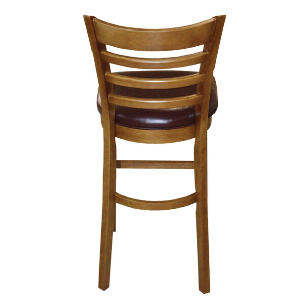 Solid Beech Wood High Bar Chair - Image 4