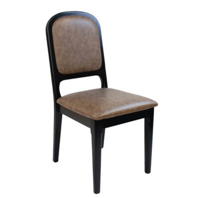 PU Leather Classical Solid Wooden Chair