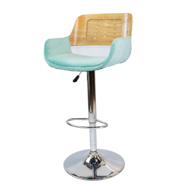 Adjustable Bar Chair with Stainless Steel Frame