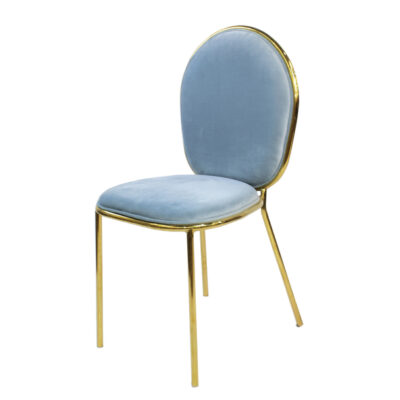 Dining Chairs with Golden Metal Leg