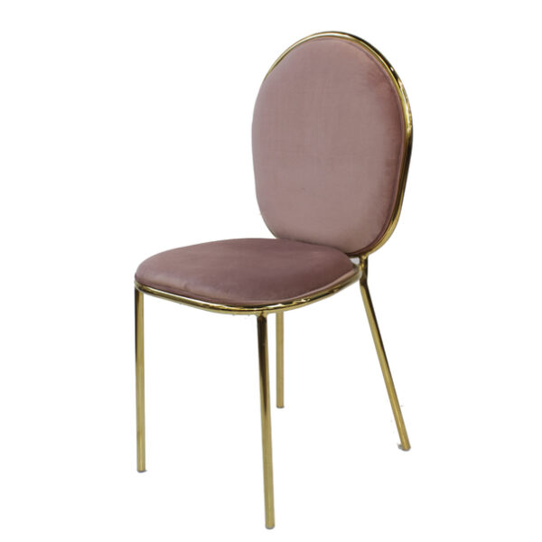 Dining Chairs with Golden Metal Leg - Image 2
