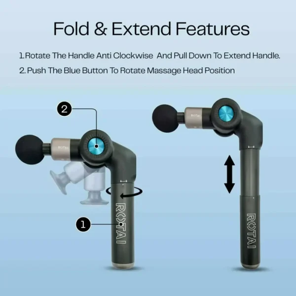 Muscle Therapy Foldable Massage Gun - Image 10