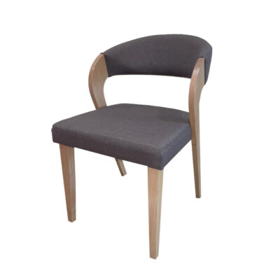 Modern Armless Fabric Dining Chair