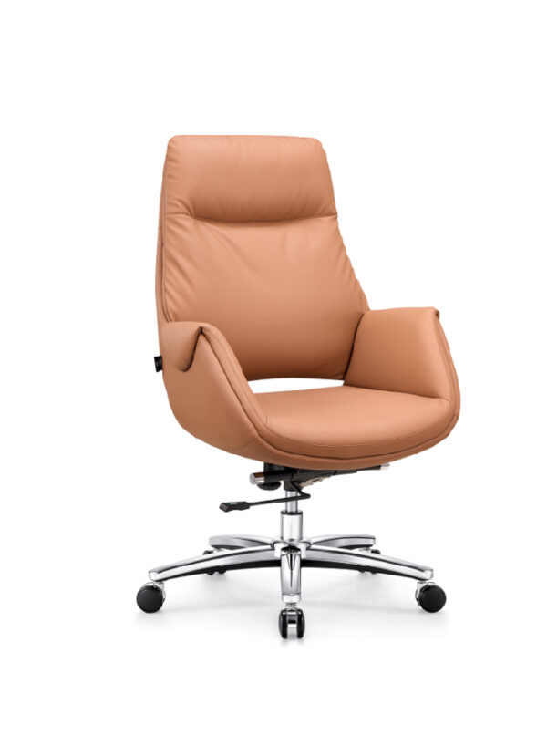 Low Back Office Chair – PU Leather Executive Chair with Adjustable Height