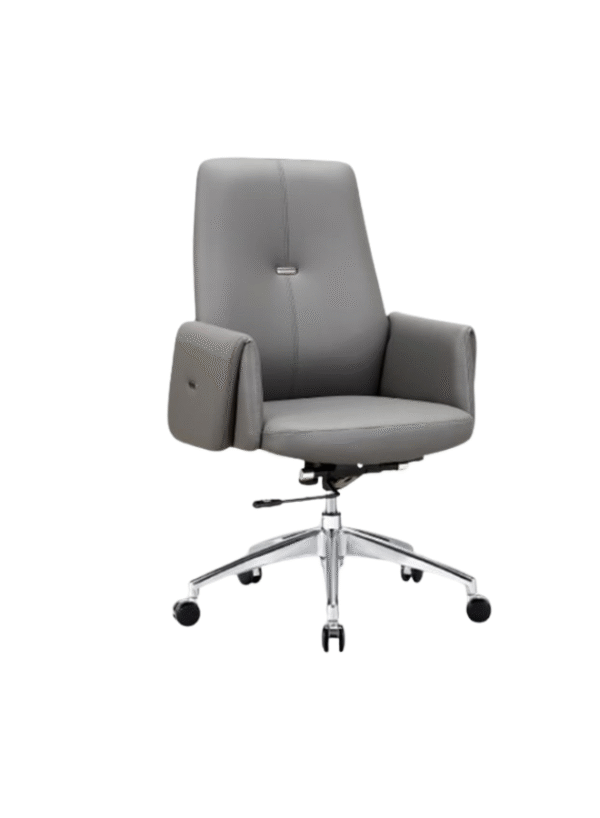 Premium PU Leather Executive CEO Chair with Height Adjustment - Image 6