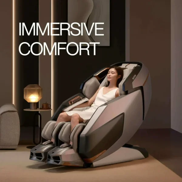 AI Robotic Massage Chair (Glacier Silver) - Image 7