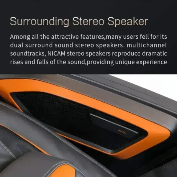 Lambo Luxury Massage Chair (Orange) - Image 13
