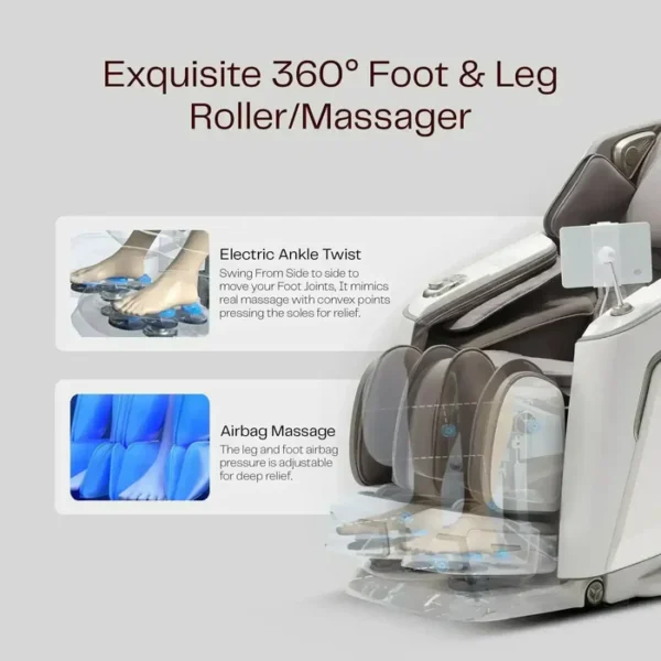 Vanquish Massage Chair (A70PRO White) - Image 7
