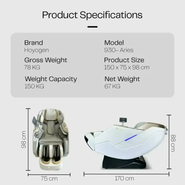 ARIES Hoyogen Massage Chair - Image 3