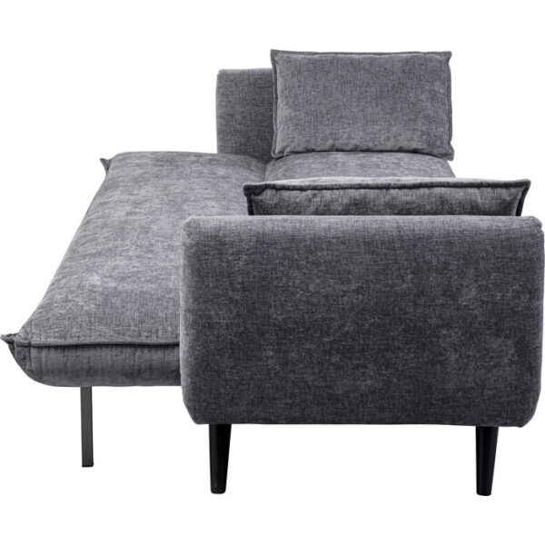 Sofa Bed 3-Seater Grey Convertible Sofa & Couch - Image 4