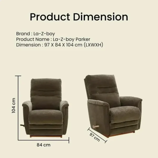 Parker La-Z-Boy Rocker Recliner - Image 3