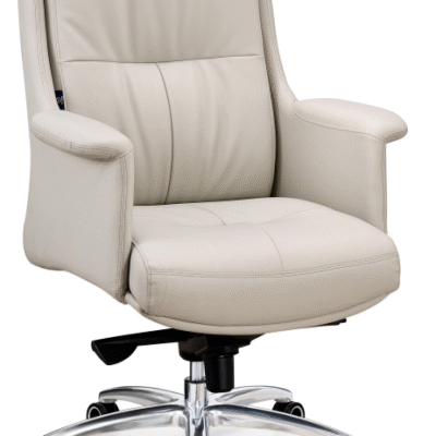 Low Back Office Chair – Executive Leather Chair with Height Adjustment