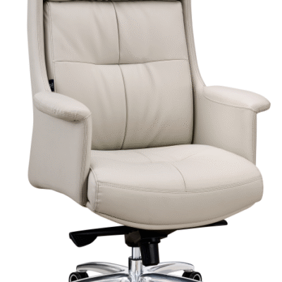 High Back Office Chair – Executive Leather Manager Chair with Height Adjustment