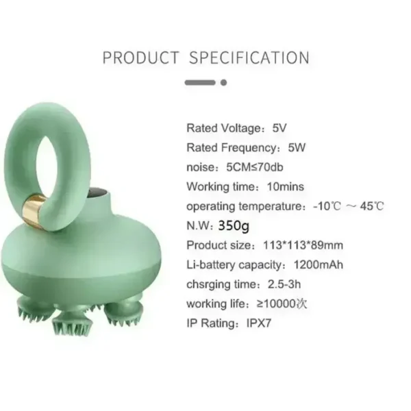 Scalp Waterproof Massager - Image 10