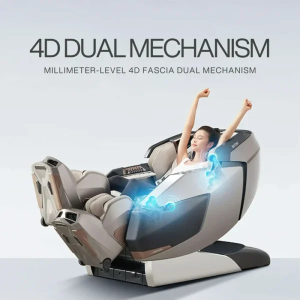 AI Robotic Massage Chair (Glacier Silver) - Image 10