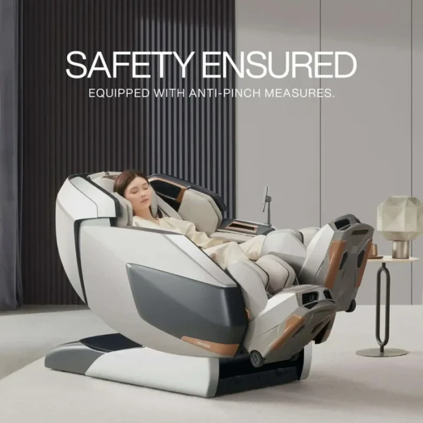 AI Robotic Massage Chair (Glacier Silver) - Image 8
