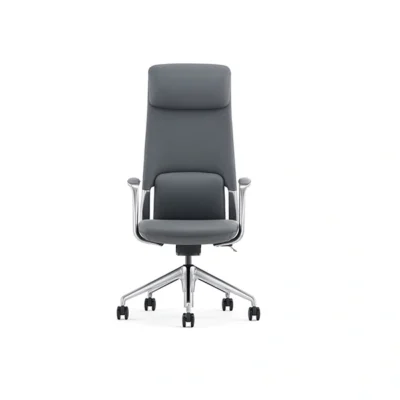 Premium Grey PU Eco Leather Executive Office Chair Collection – High Back & Low Back Chairs