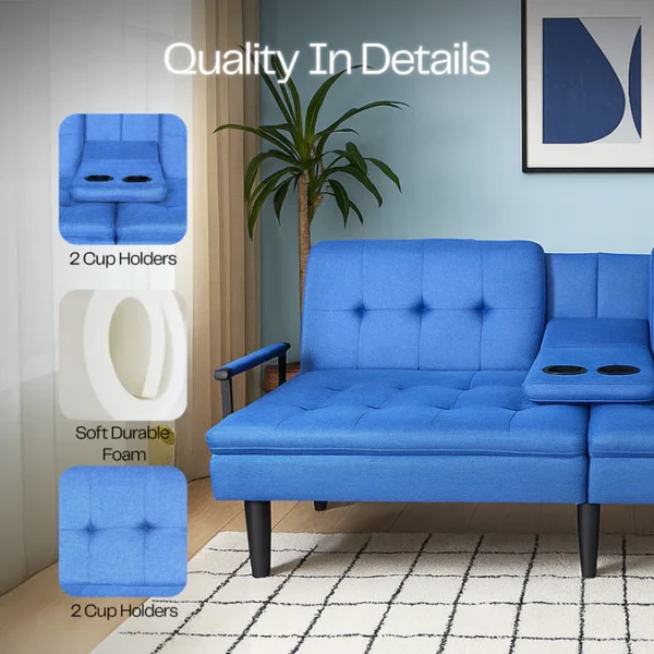 Casa Bellare Convertible Sofa Bed - Image 7