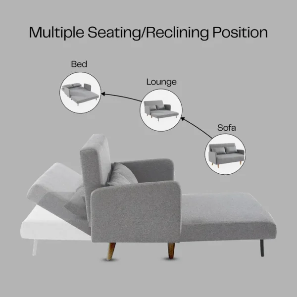 Palazzo Light Convertible Sofa Bed - Image 4
