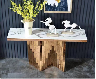 Stylish Contemporary Console Table with Unique Design