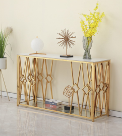 Elegant Gold Accent Table for Modern Living Spaces