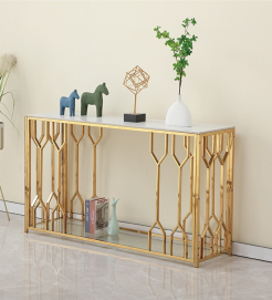 Stylish Gold Console Table for Chic Living Spaces