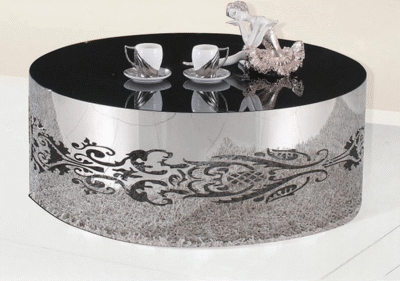 Elegant Coffee Table with Decorative Design