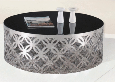 Elegant Round Coffee Table with Modern Design