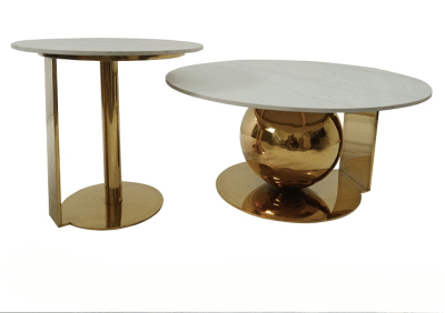 Opulent Sphere Coffee Table Set