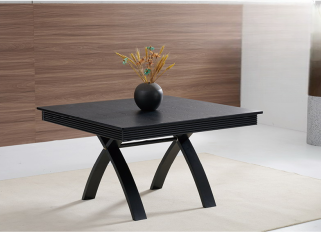 Stylish Black Coffee Table - Modern Design for Your Living Space